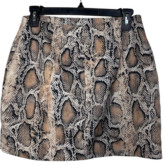 Wild Ginger Brown Snake Print Skirt Size 12 (Juniors) - Picture 3 of 12